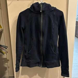 Lululemon scuba hoodie, navy, size 8